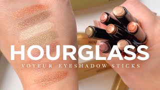HOURGLASS EYESHADOW STICKS : SWATCHES OF ALL SHADES