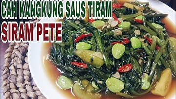 BEGINI CARA MASAK KANGKUNG YANG PASTI ENAK  !!! RESEP CAH KANGKUNG SAUS TIRAM SIRAM PETE