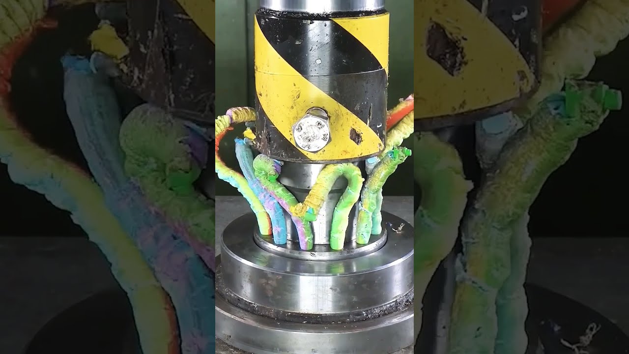 Hydraulic Pressure Wait For End Satisfying Crushingtime Hydraulicpress Experiment Viral
