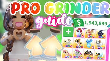 how to be a PRO GRINDER in adopt me! (ULTIMATE GUIDE!) 💗😨