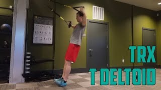 How To: TRX T Deltoid Fly (Back, Shoulders, Core)