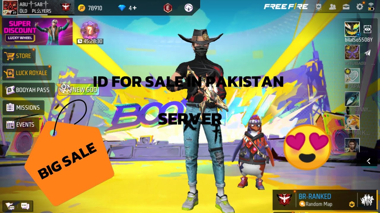 ID FOR SALE IN PAKSITAN SERVER | FREE FIRE | RS:1999 | ALONE GAMING 