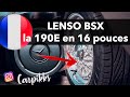 La w201 190e en 16 pouces lenso bsx