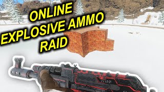 Online Explosive Ammo Raid - Rust