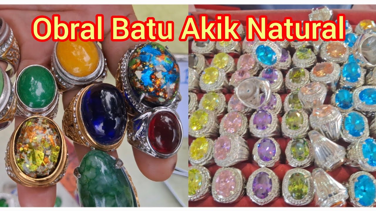 TERMURAH‼️ BATU AKIK NATURAL PILIHAN ‼️DI KAKI LIMA