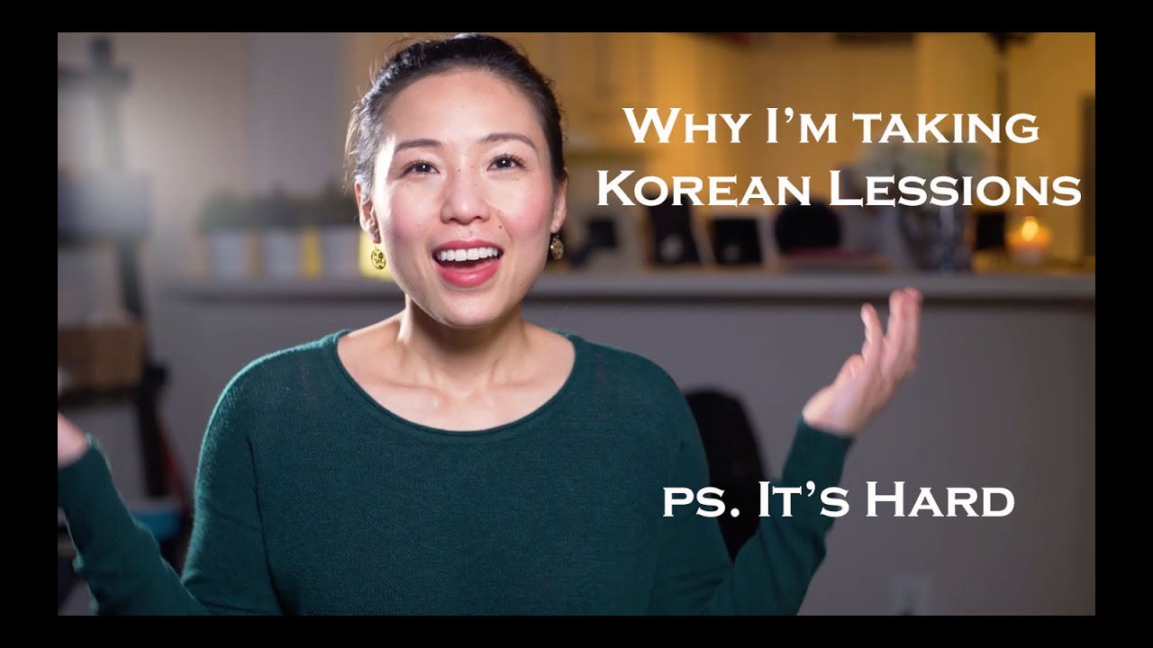 Why I'm taking Korean lessons P.S. It's hard! - YouTube
