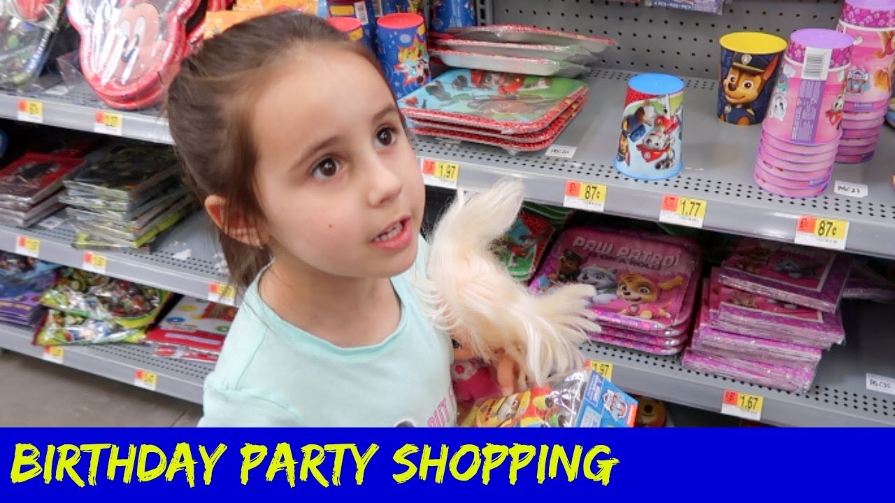 Buying Stuff for her Birthday Party! | ThePlusSideOfThings