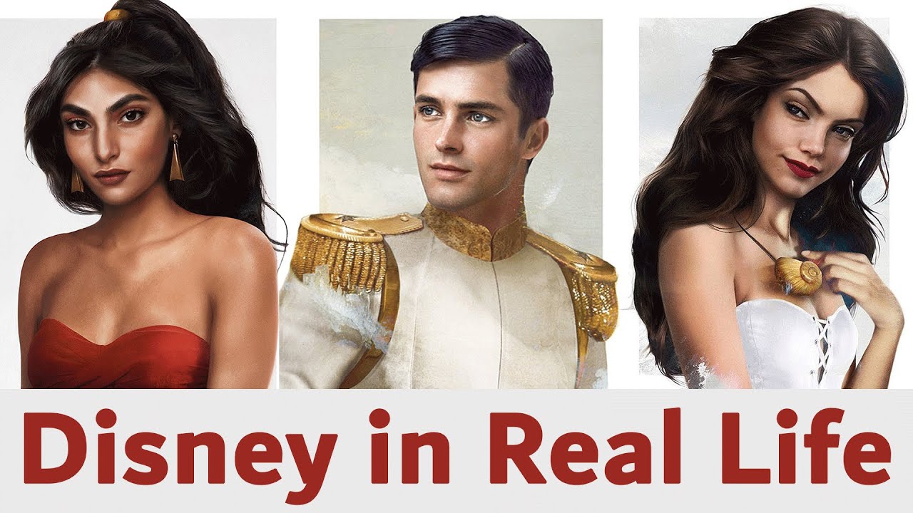 Disney Characters as Real People Part 1 YouTube