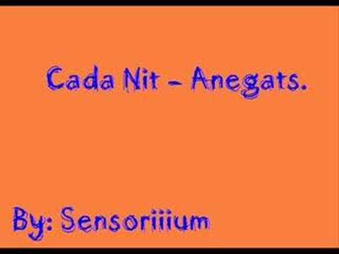 Cada nit - Anegats