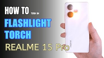 How to turn on Flashlight | Torch on Realme 15 Pro