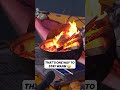 Kayakers started a campfire along McCovey Cove 🔥