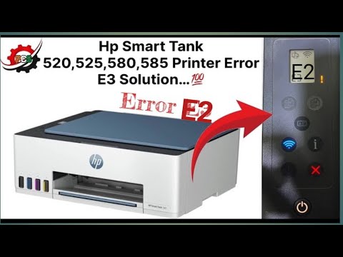 How to fix HP printer error code E2 || HP printer error mode || hp printer 858 sarvice || hp 858