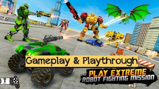 Monster Truck Robot Wars – New Dragon Robot Game - Android / iOS Gameplay screenshot 2