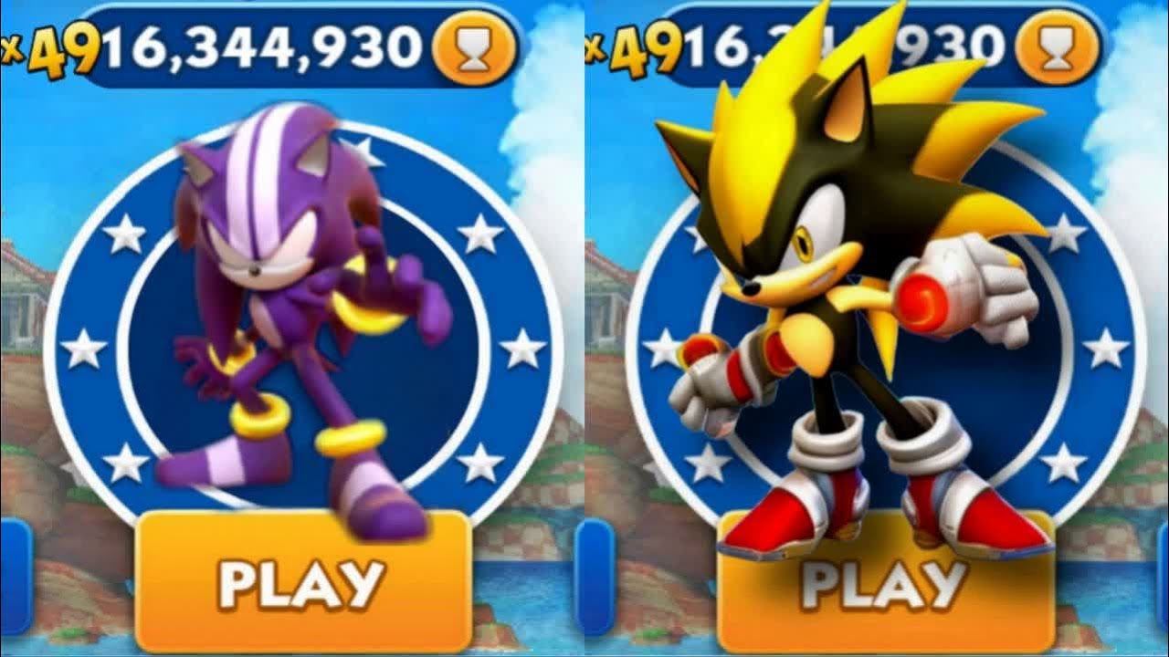 Sonic Dash - Darkspine VS Super Shadow _ Movie Sonic vs All Bosses Zazz ...