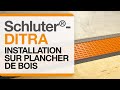 Comment installer la membrane de désolidarisation  Schluter®--DITRA sur un plancher de bois