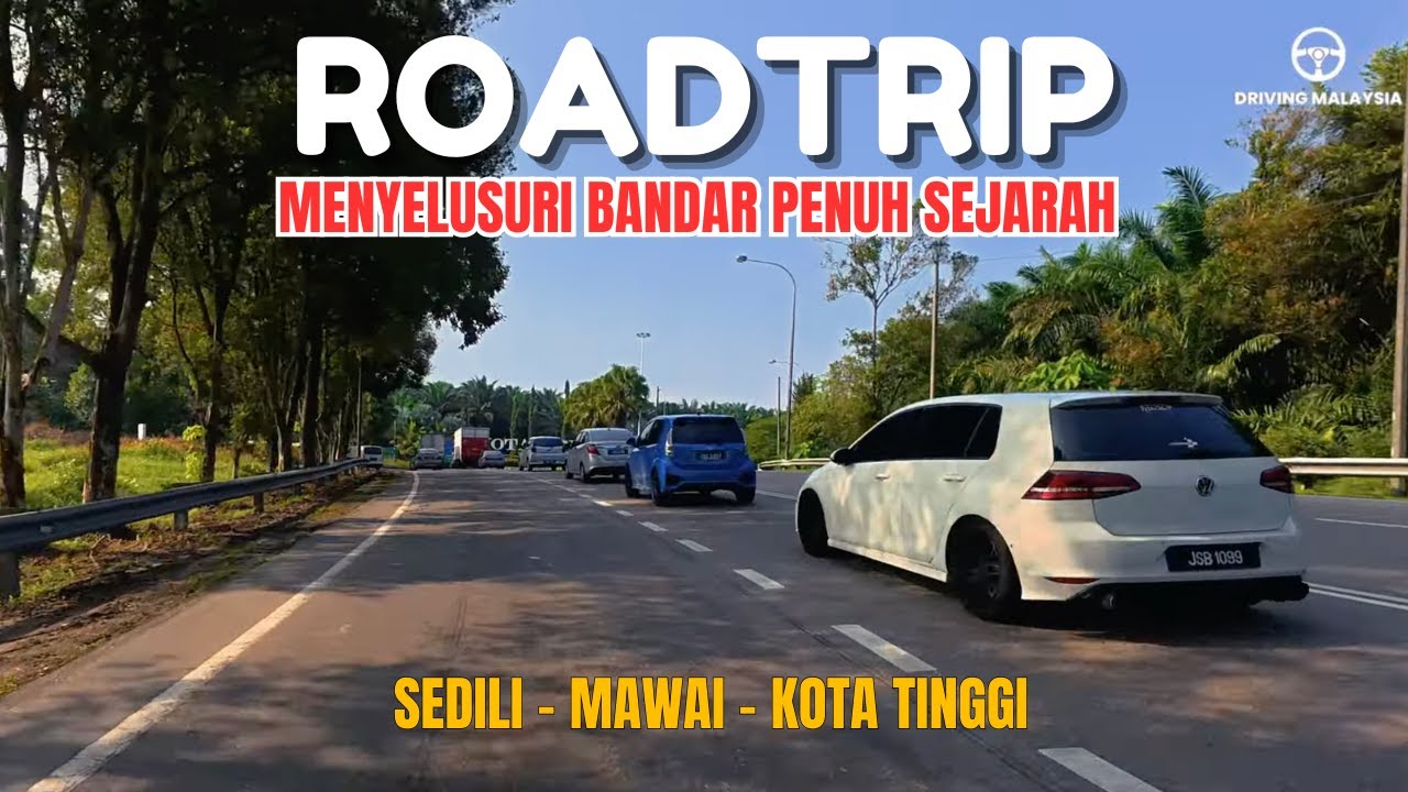 Road Trip‼️ Sedili ke Kota Tinggi | Menyusuri Bandar Kota Tinggi Johor | ASMR Driving Malaysia