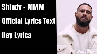 Video thumbnail of "Shindy - MMM [Text] (Official Lyrics Text)"