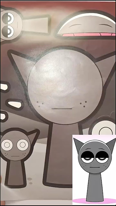 Sprunki Paper Sticker #sprunki #sprunkiincredibox #incredibox #papercraft #diy