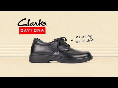 clarks brown school shoes