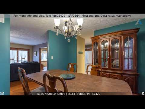 6135 N SHELLY Drive, Ellettsville, IN home video tour
