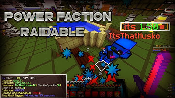 Making a Power Faction Raidable SOLO | Minecraft HCF