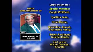 Kim Keiron LOUIS ~ Long Obituary