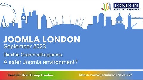 Dimitris Grammatikogiannis - A safer Joomla environment?