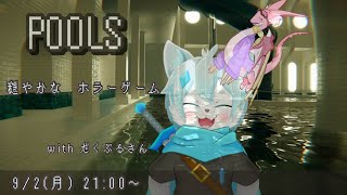 【POOLS】追いかけるモンスターがいない！？暗くて狭い空間をひたすら歩き回る恐怖ゲーム！！～（見守り）だくぶるさん～
