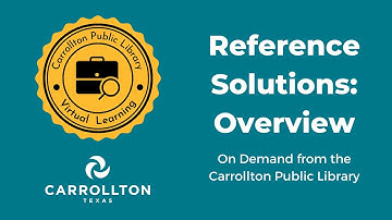 Reference Solutions: Overview