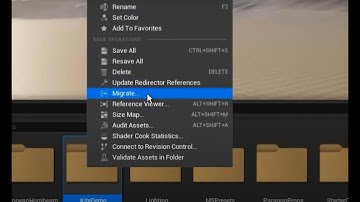 Unreal: Migrate Assets from another project