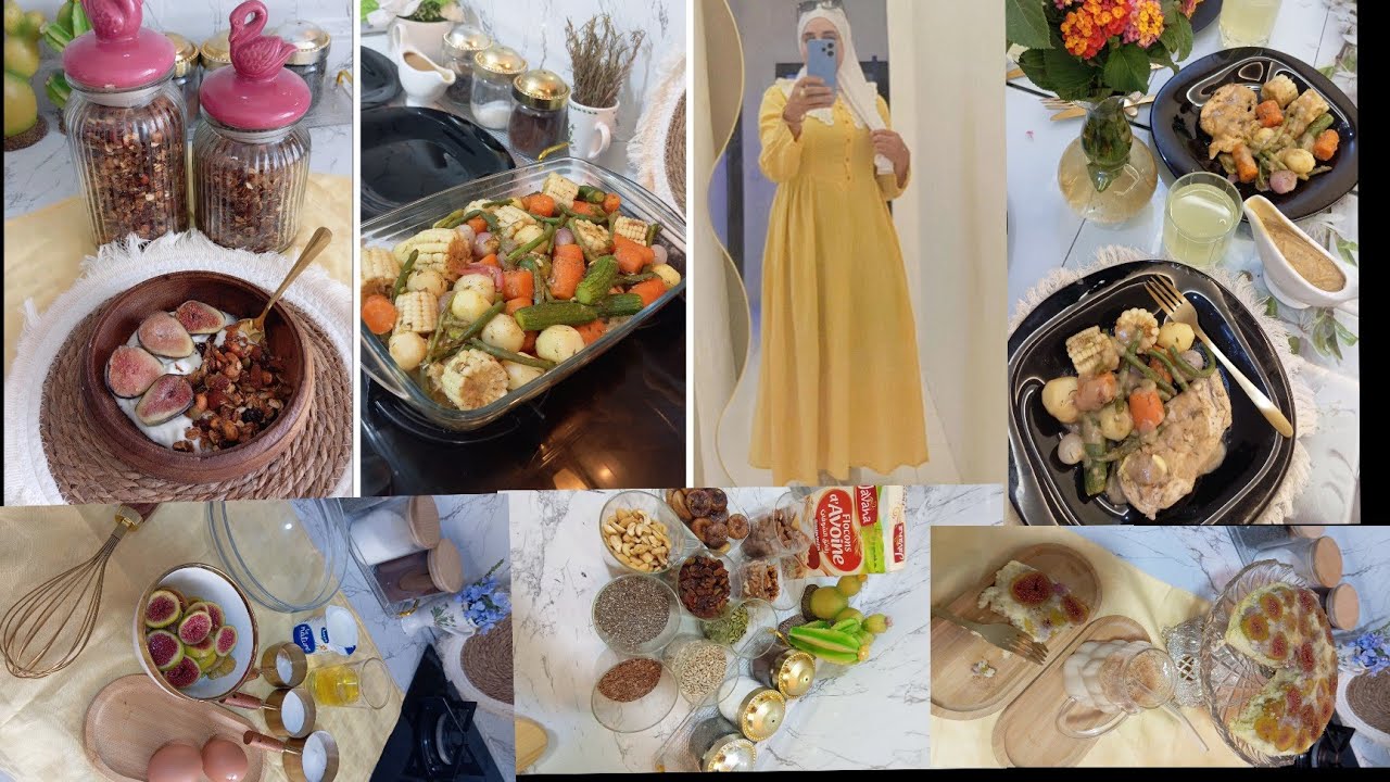 silent vlog/life in Morocco/يوميات امرأة عاملة/daily routine/cozy time/granola/healthy breakfast