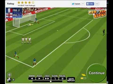 Euro Cup Kicks Flash Game Header Off Free Kick Youtube