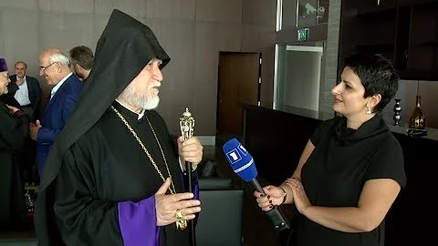 Կիլիկիո կաթողիկոս Արամ Առաջինը Հայաստանում է