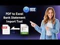 Effortless PDF to Excel: Unveiling a Custom Tool for Bank Statement Import!