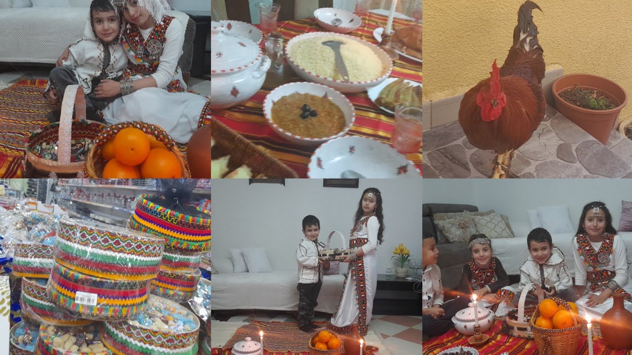 أجواء يناير ♓️يوم كامل معي 🥰واش درنا عشاء yennayer 2974♓️