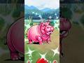 ✨Shiny Hippopotamus came out from Water #shiny #pokemon #pokemongo #shorts #pokepro