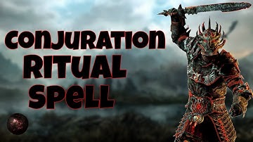 Skyrim Conjuration Ritual Spell