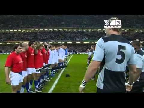 Rugby Union 2007, Quarter-final New Zealand vs France at Cardiff part 1.
