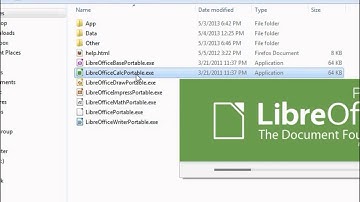 Portable Apps (01) LibreOffice Portable and Extensions