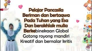LAGU DIMENSI PROFIL PELAJAR PANCASILA DENGAN KOREO/GERAKAN FULL INSTRUMEN | KARAOKE