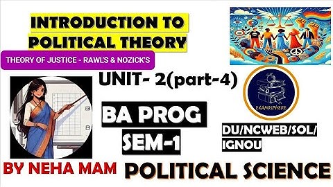 INTRODUCTION TO POLITICAL THEORY | SEM 1 UNIT-2 PART 4 | DU,REGULAR,SOL, NCWEB,IGNOU|