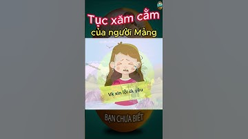 Người Mảng xăm cằm để làm gì? #shorts