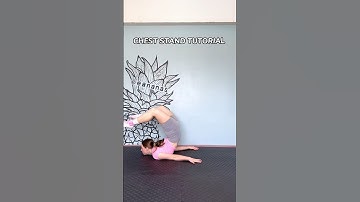 CHEST STAND TUTORIAL 🔥🔥 #gymnast #howto #cheststand #flexible #backbend