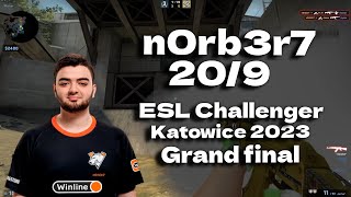 CSGO POV  n0rb3r7 (20/9) vs ENCE (ANCIENT) @ ESL Challenger Katowice 2023 Grand final