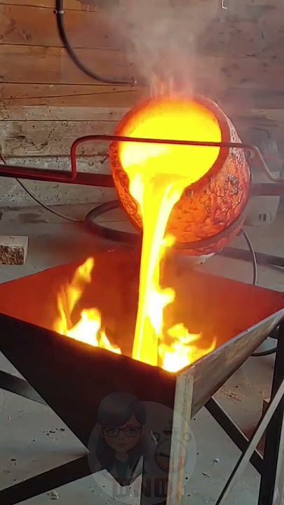 Download lagu Fungsi Bubuk Putih Dalam Peleburan Logam #shorts