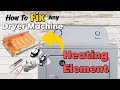 How To Fix Dryer Machine Replace Heating Element Easy Simple