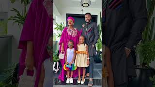 Ebuka Obi Uchendu with his wife Cynthia share photos 📸 📷 of their adorable 😍 💖 💕 cuties 😍