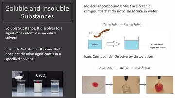 Aqueous Solutions, Precipitation Reactions and Writing Net Ionic Reactions