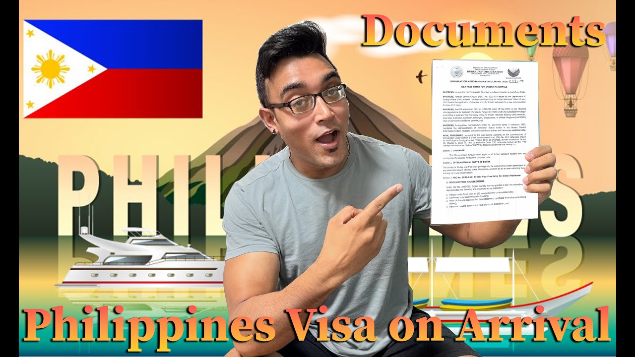 BREAKING NEWS: Philippines visa on arrival for INDIANS | Complete Details and Requirements