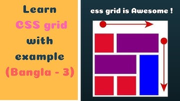 css grid tutorial for beginners in bangla | Defining css grid (part-3)